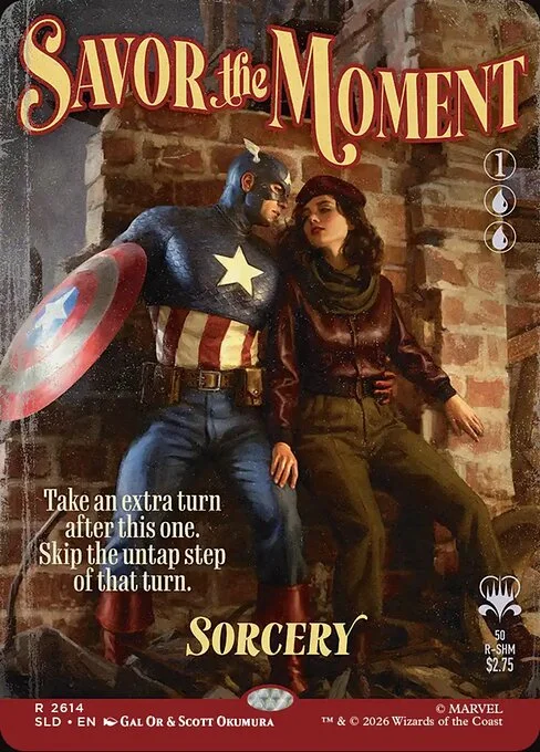 Savor the Moment, carta Magic di tipo Sorcery illustrata da Gal Or & Scott Okumura