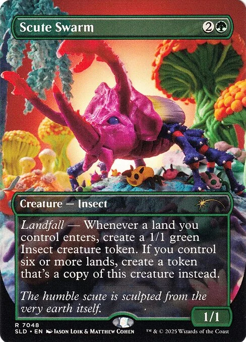Scute Swarm, carta Magic di tipo Creature — Insect illustrata da Jason Loik & Matthew Cohen