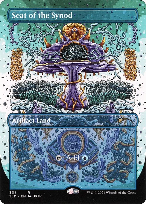 Seat of the Synod, carta Magic di tipo Artifact Land illustrata da DXTR