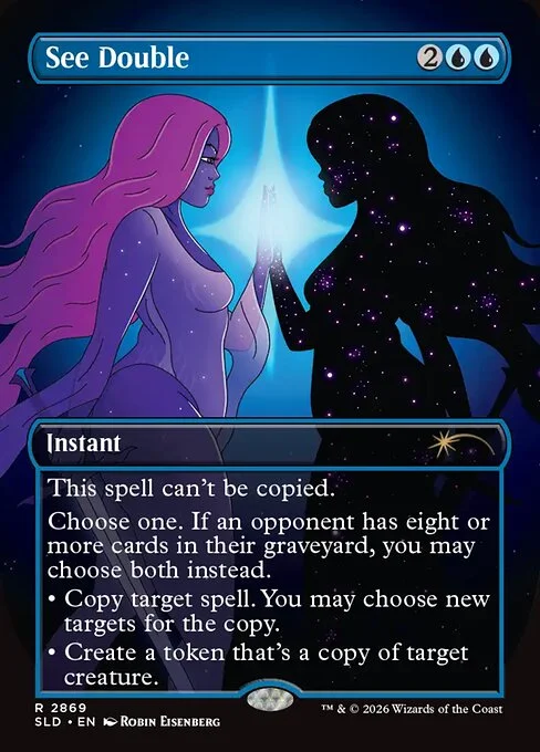 See Double, carta Magic di tipo Instant illustrata da Robin Eisenberg