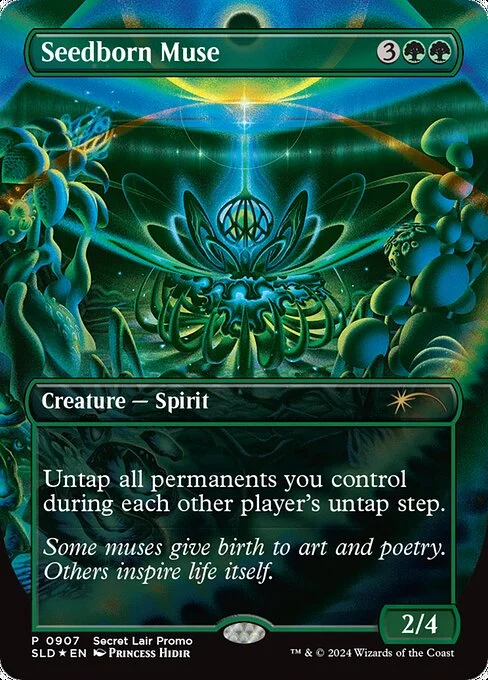Seedborn Muse, carta Magic di tipo Creature — Spirit illustrata da Princess Hidir
