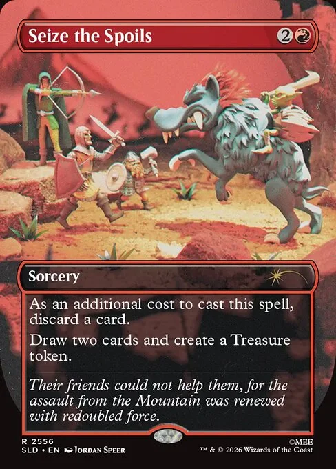 Seize the Spoils, carta Magic di tipo Sorcery illustrata da Jordan Speer