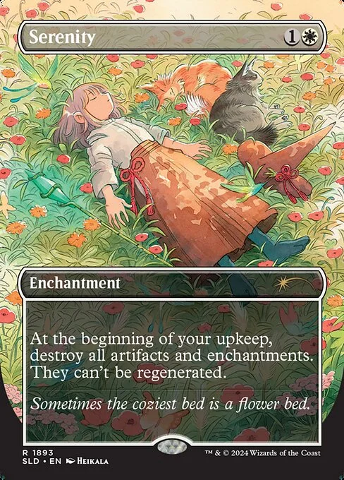Serenity, carta Magic di tipo Enchantment illustrata da Heikala