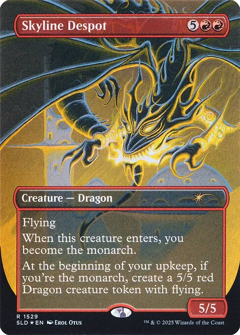 Skyline Despot, carta Magic di tipo Creature — Dragon illustrata da Erol Otus