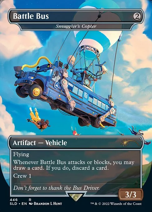Smuggler's Copter, carta Magic di tipo Artifact — Vehicle illustrata da Brandon L. Hunt