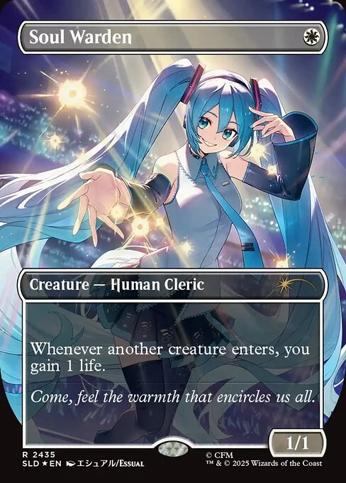 Soul Warden, carta Magic di tipo Creature — Human Cleric illustrata da Essual
