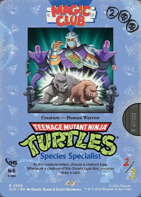 Species Specialist, carta Magic di tipo Creature — Human Warrior illustrata da Daniel Elson & Scott Okumura