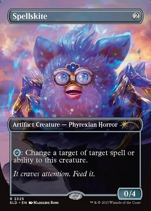 Spellskite, carta Magic di tipo Artifact Creature — Phyrexian Horror illustrata da Madeline Boni