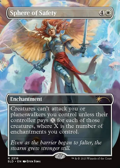 Sphere of Safety, carta Magic di tipo Enchantment illustrata da Evyn Fong