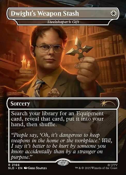 Steelshaper's Gift, carta Magic di tipo Sorcery illustrata da Greg Staples