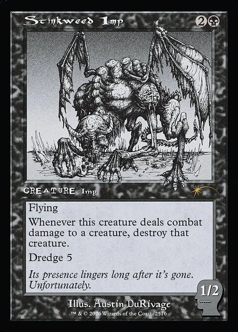 Stinkweed Imp, carta Magic di tipo Creature — Imp illustrata da Austin DuRivage