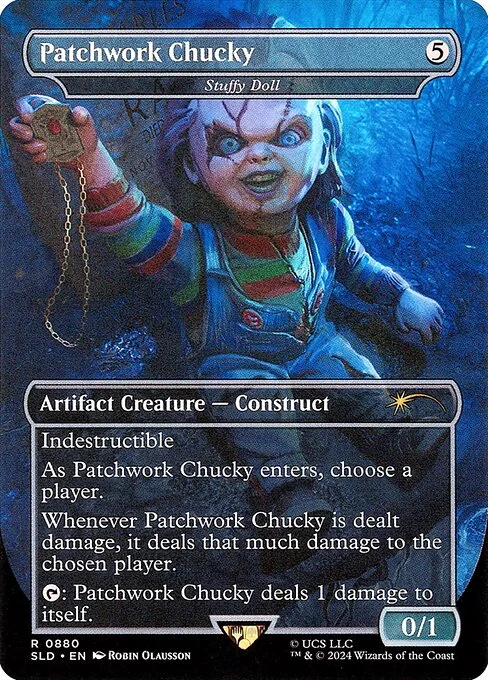 Stuffy Doll, carta Magic di tipo Artifact Creature — Construct illustrata da Robin Olausson