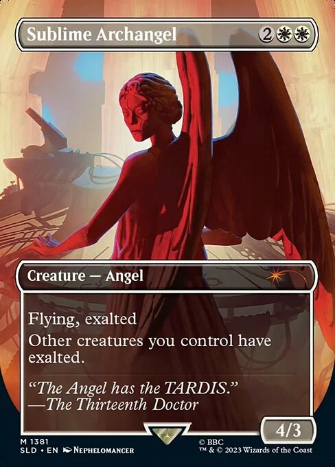 Sublime Archangel, carta Magic di tipo Creature — Angel illustrata da Nephelomancer