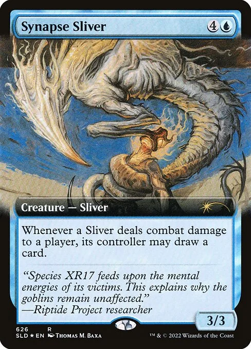 Synapse Sliver, carta Magic di tipo Creature — Sliver illustrata da Thomas M. Baxa