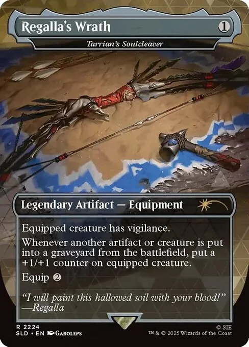 Tarrian's Soulcleaver, carta Magic di tipo Legendary Artifact — Equipment illustrata da Gaboleps