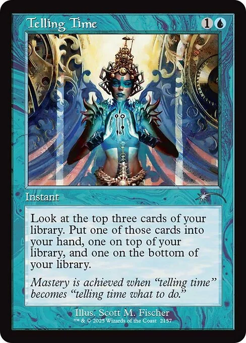 Telling Time, carta Magic di tipo Instant illustrata da Scott M. Fischer
