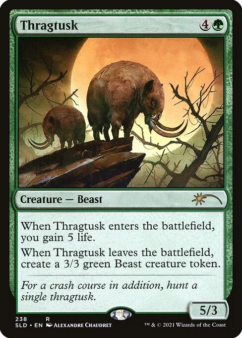 Thragtusk, carta Magic di tipo Creature — Beast illustrata da Alexandre Chaudret