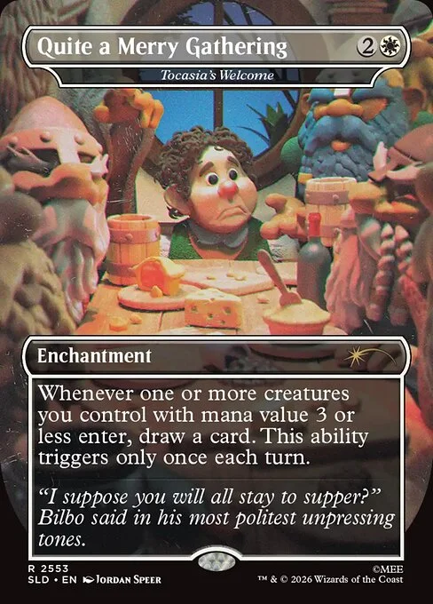 Tocasia's Welcome, carta Magic di tipo Enchantment illustrata da Jordan Speer