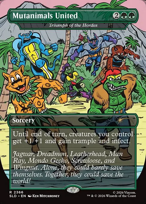 Triumph of the Hordes, carta Magic di tipo Sorcery illustrata da Ken Mitchroney