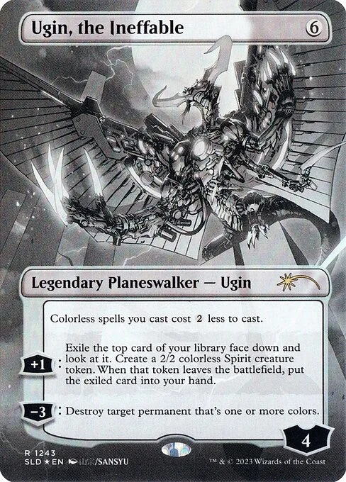 Ugin, the Ineffable, carta Magic di tipo Legendary Planeswalker — Ugin illustrata da Sansyu