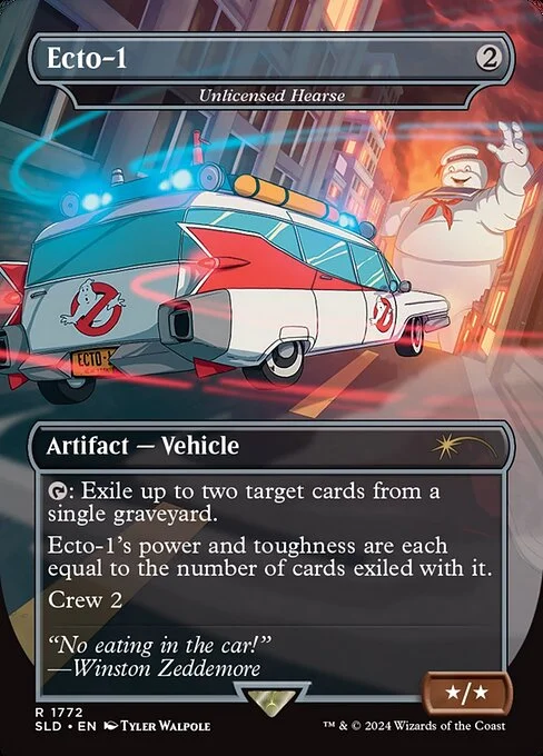 Unlicensed Hearse, carta Magic di tipo Artifact — Vehicle illustrata da Tyler Walpole