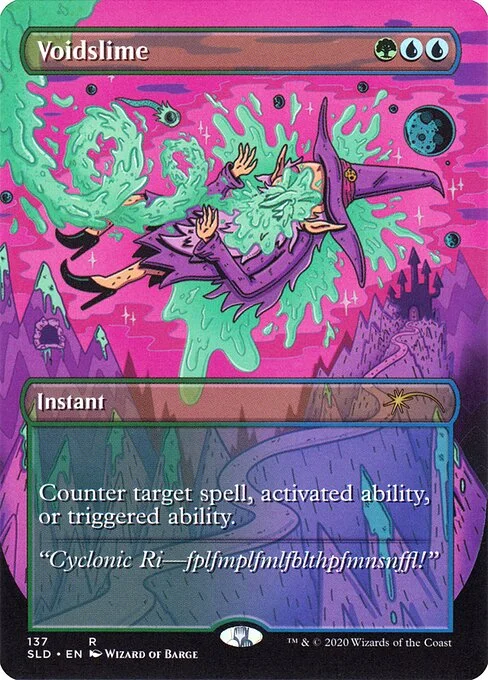 Voidslime, carta Magic di tipo Instant illustrata da Wizard of Barge