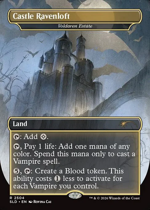 Voldaren Estate, carta Magic di tipo Land illustrata da Rovina Cai