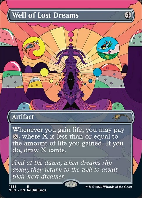Well of Lost Dreams, carta Magic di tipo Artifact illustrata da Ori Toor