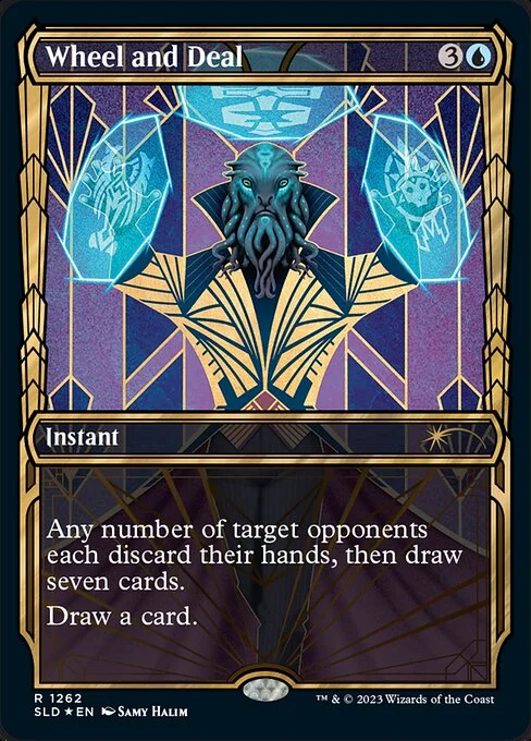 Wheel and Deal, carta Magic di tipo Instant illustrata da Samy Halim