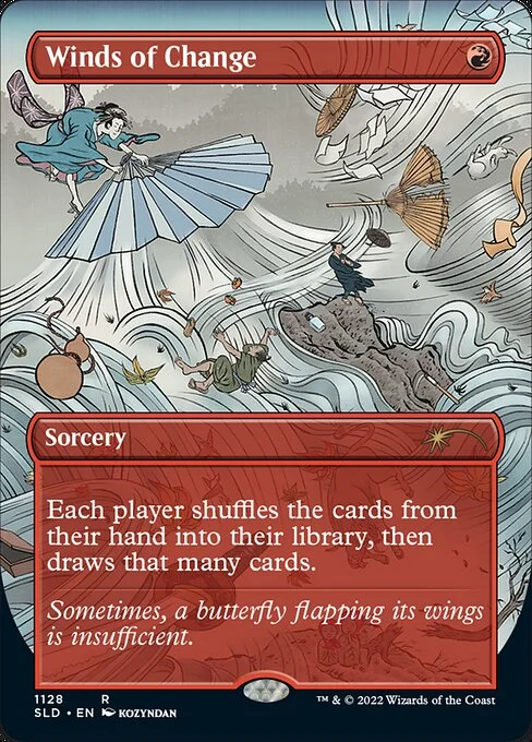 Winds of Change, carta Magic di tipo Sorcery illustrata da kozyndan