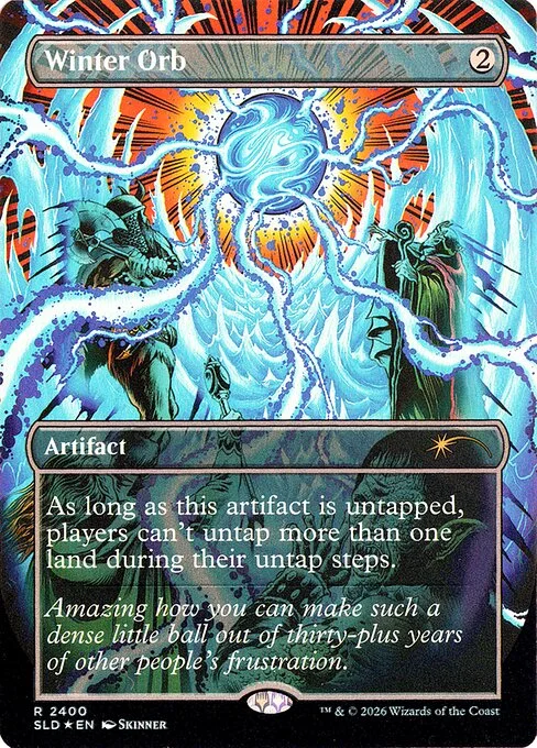 Winter Orb, carta Magic di tipo Artifact illustrata da Skinner