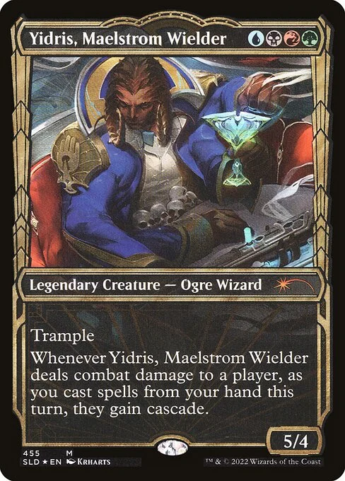 Yidris, Maelstrom Wielder, carta Magic di tipo Legendary Creature — Ogre Wizard illustrata da Krharts