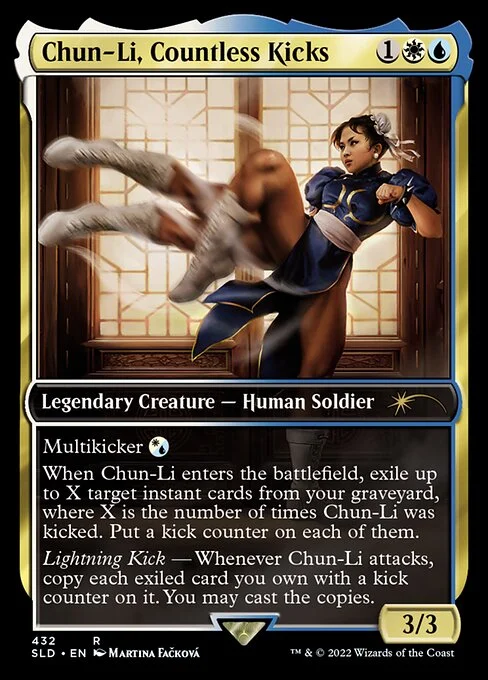 Zethi, Arcane Blademaster, carta Magic di tipo Legendary Creature — Human Soldier illustrata da Martina Fačková