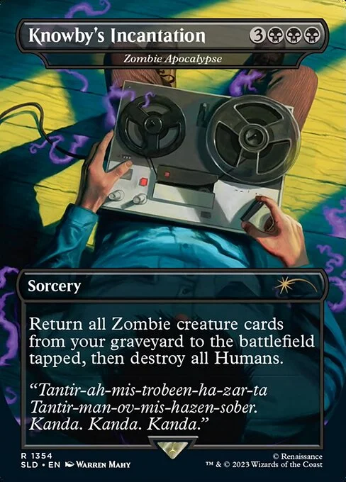 Zombie Apocalypse, carta Magic di tipo Sorcery illustrata da Warren Mahy