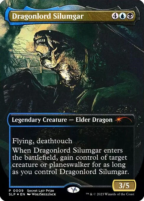 Dragonlord Silumgar, carta Magic di tipo Legendary Creature — Elder Dragon illustrata da WolfSkullJack