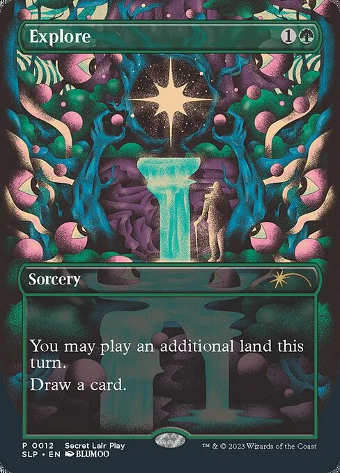 Explore, carta Magic di tipo Sorcery illustrata da BLUMOO