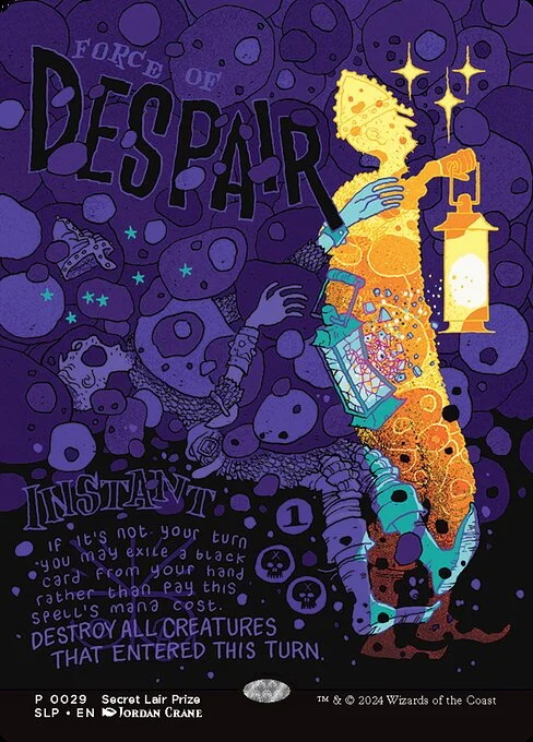 Force of Despair, carta Magic di tipo Instant illustrata da Jordan Crane