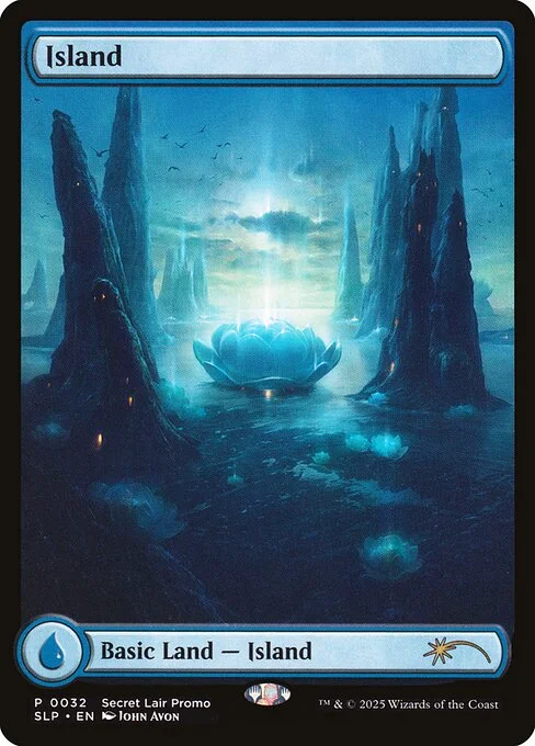 Island, carta Magic di tipo Basic Land — Island illustrata da John Avon