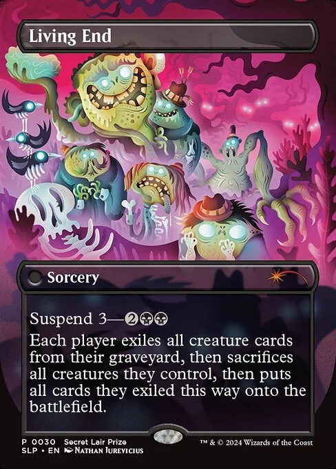 Living End, carta Magic di tipo Sorcery illustrata da Nathan Jurevicius