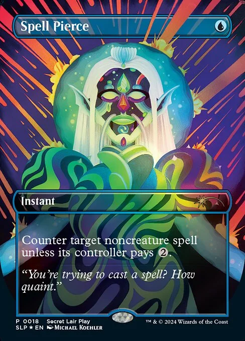 Spell Pierce, carta Magic di tipo Instant illustrata da Michael Koehler