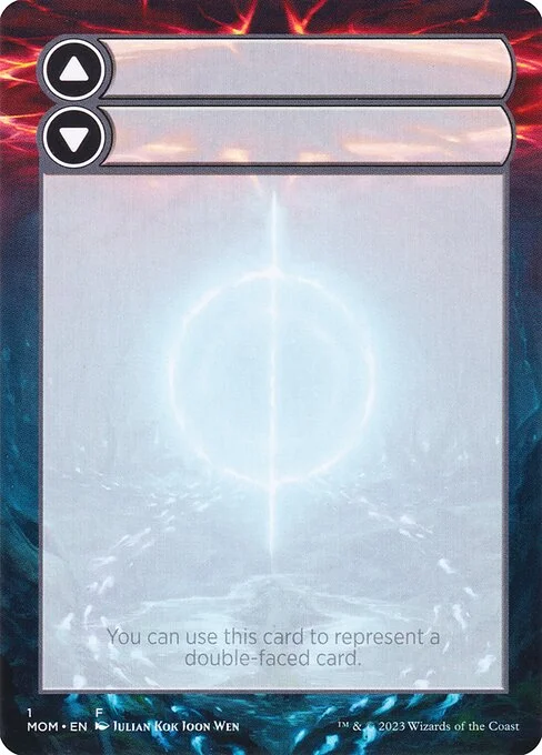 Double-Faced Substitute Card, carta Magic di tipo Card illustrata da Julian Kok Joon Wen