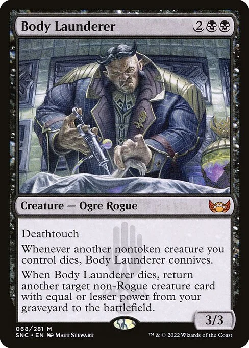 Body Launderer, carta Magic di tipo Creature — Ogre Rogue illustrata da Matt Stewart