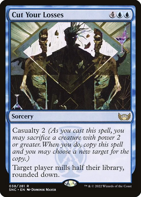 Cut Your Losses, carta Magic di tipo Sorcery illustrata da Dominik Mayer