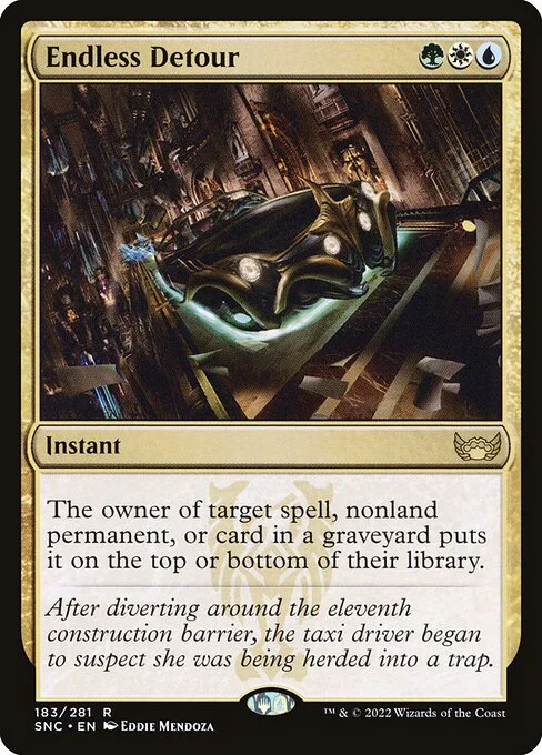 Endless Detour, carta Magic di tipo Instant illustrata da Eddie Mendoza