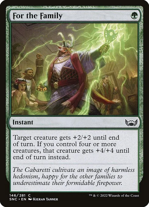 For the Family, carta Magic di tipo Instant illustrata da Kieran Yanner
