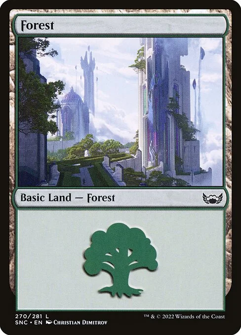 Forest, carta Magic di tipo Basic Land — Forest illustrata da Christian Dimitrov