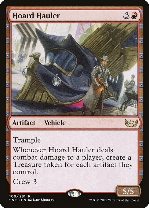 Hoard Hauler, carta Magic di tipo Artifact — Vehicle illustrata da Jake Murray