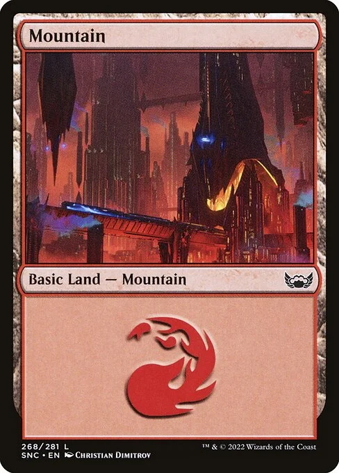 Mountain, carta Magic di tipo Basic Land — Mountain illustrata da Christian Dimitrov