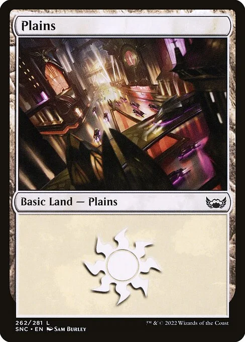 Plains, carta Magic di tipo Basic Land — Plains illustrata da Sam Burley