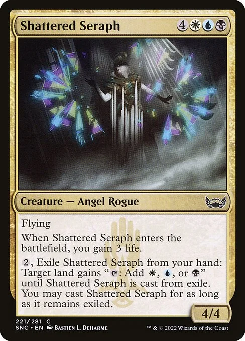 Shattered Seraph, carta Magic di tipo Creature — Angel Rogue illustrata da Bastien L. Deharme